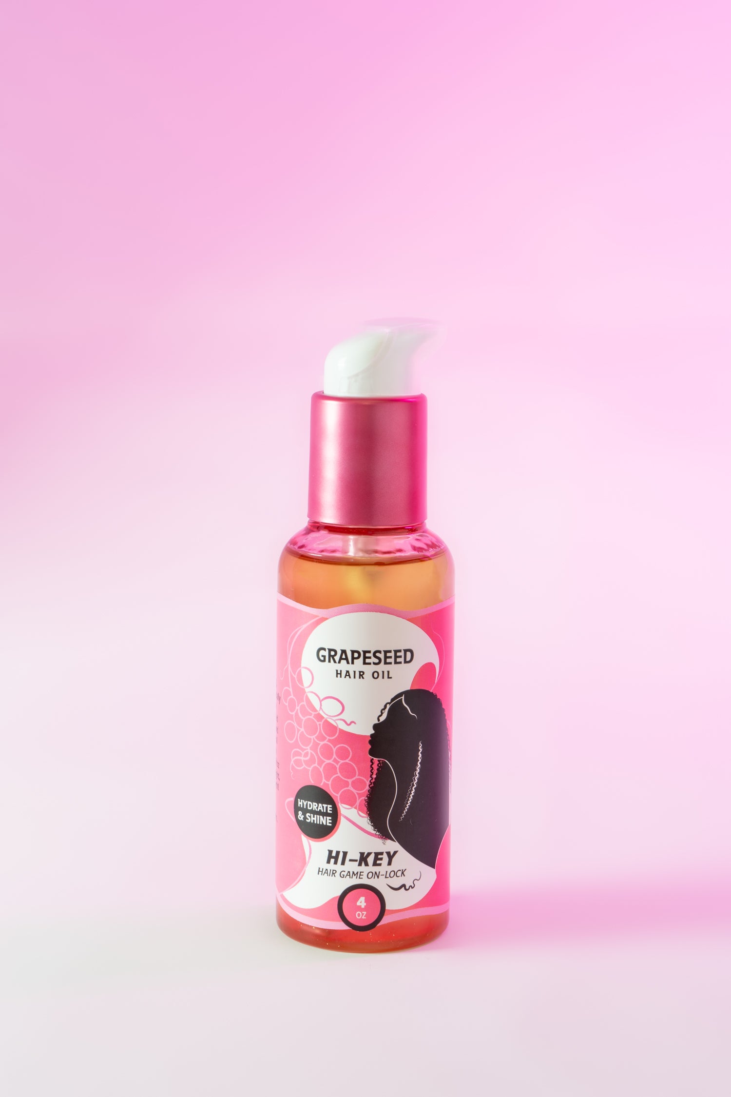 Hi-Key Grapeseed Hair Oil 4 oz